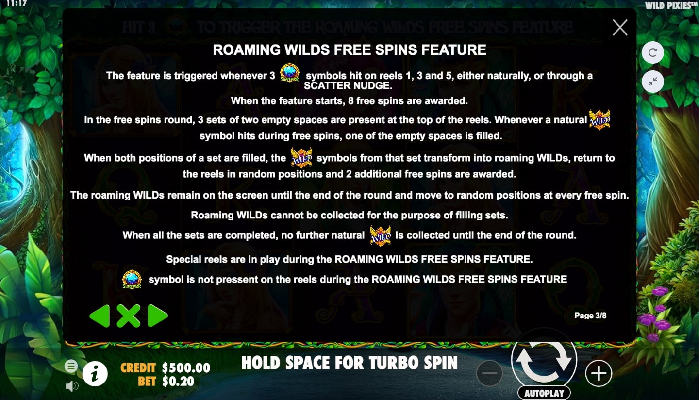 Pragmatic Play Wild Pixies Slot Game Feature