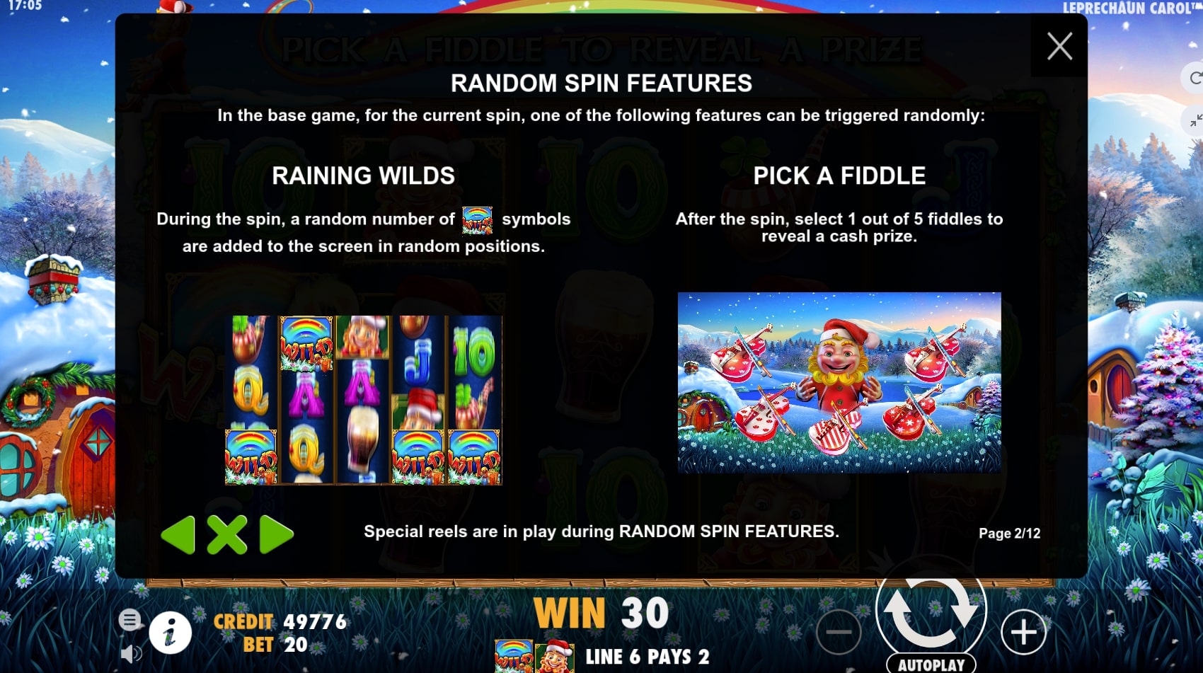 Pragmatic Play Leprechaun Carol slot spin features wild