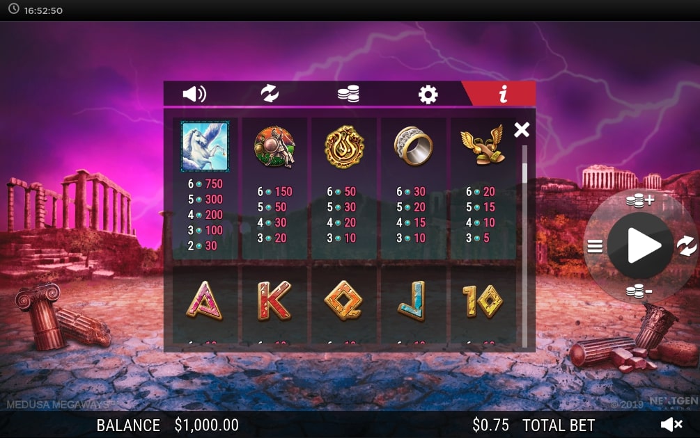 Medusa Megaways Slot Review, Bonuses & Free Play (97.63% RTP)