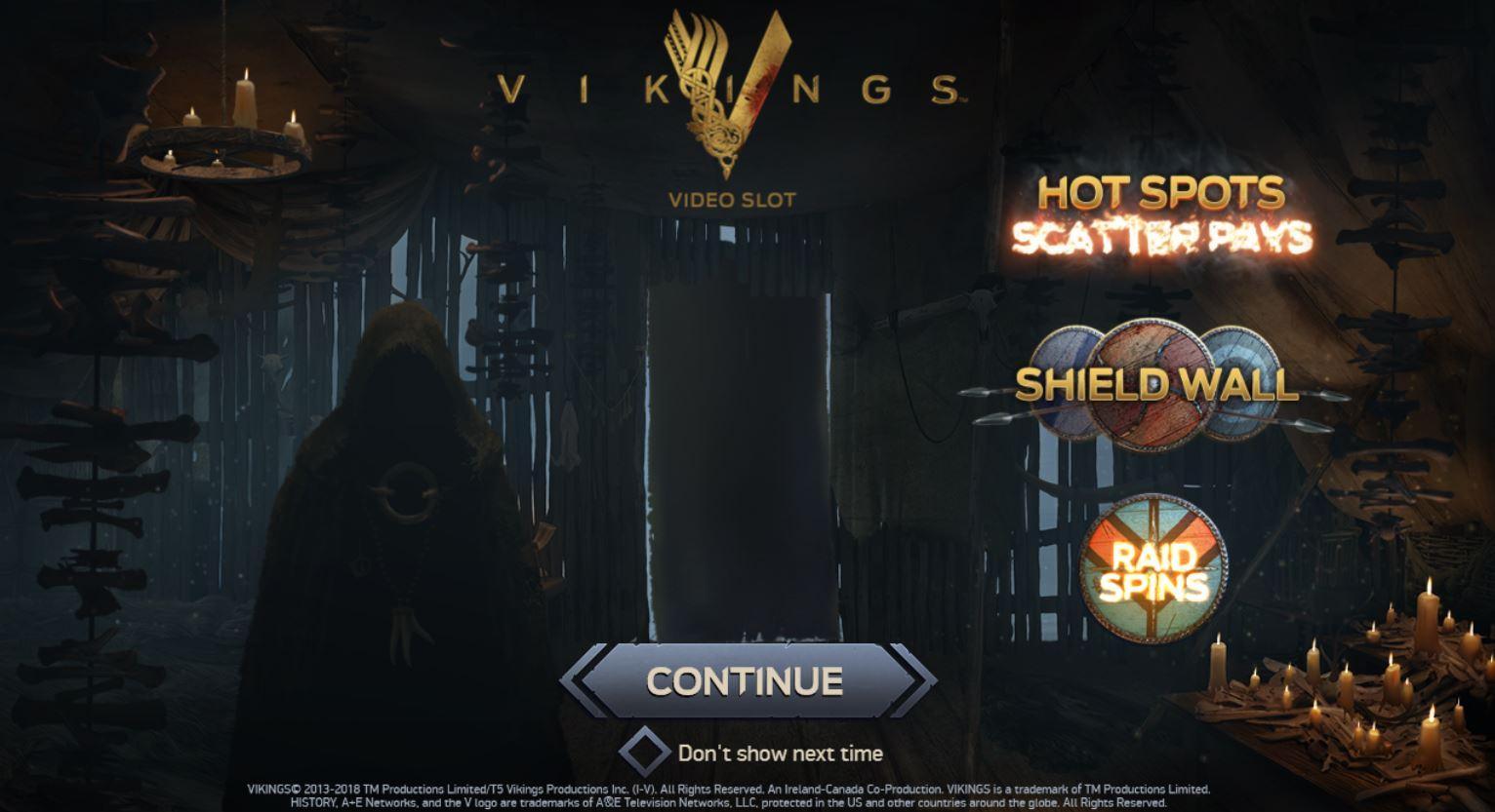 NetEnt Vikings slot game The Seer presentation screen
