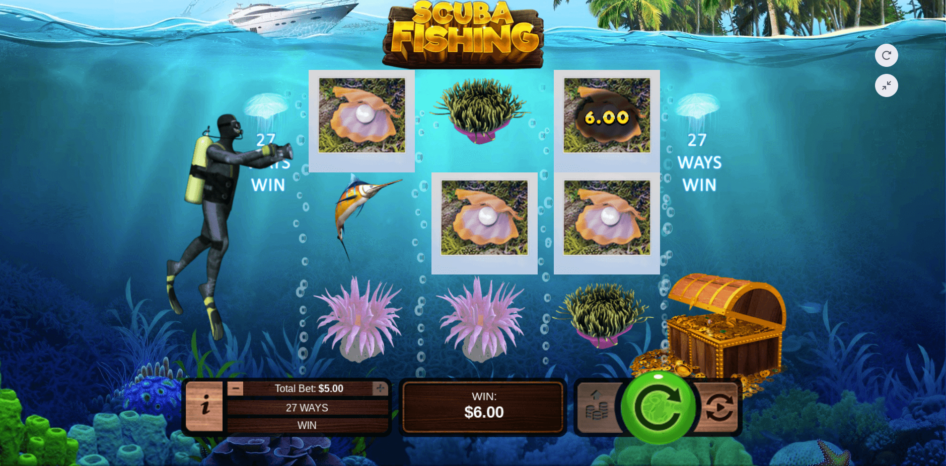 Play Online Scuba Fishing Game by RTG