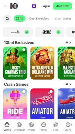 10Bet Casino Mobile Game Developers