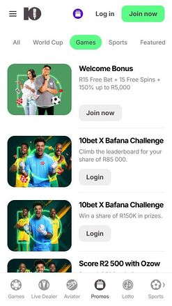 10Bet Casino Mobile Promotions