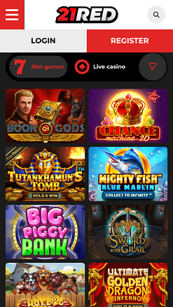 21.red Casino Mobile Games