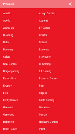 21Bets Casino Mobile Game Developers