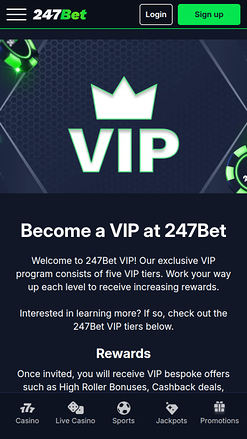 247Bet Casino VIP Program