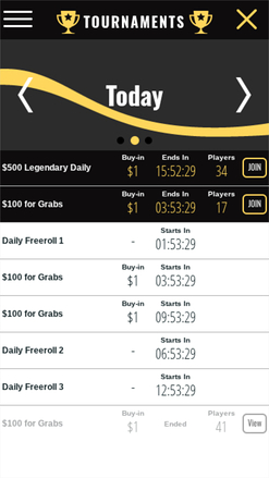 44Aces Casino Mobile Tournaments