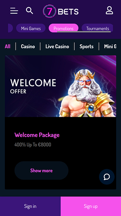 7Bets Casino Mobile Promotions