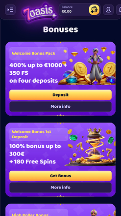 7Oasis Casino Mobile Promotions