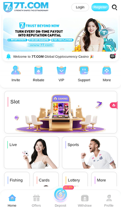 7T Casino Mobile Homepage