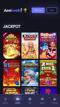 Ace Lucky Casino Mobile Jackpot