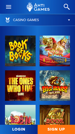 Ahti Games Casino Mobile Games
