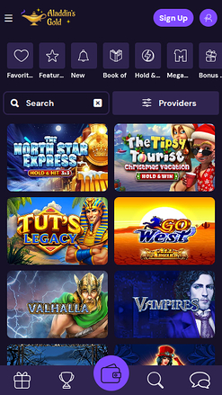 AladdinsGold Casino Jackpot Mobile