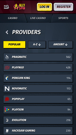 AllySpin Casino Mobile Game Developers