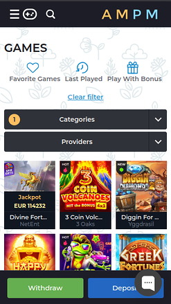 ampm Casino Mobile Jackpot