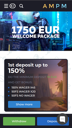 ampm Casino Mobile Promotions