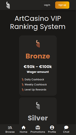 Art Casino Mobile VIP Program