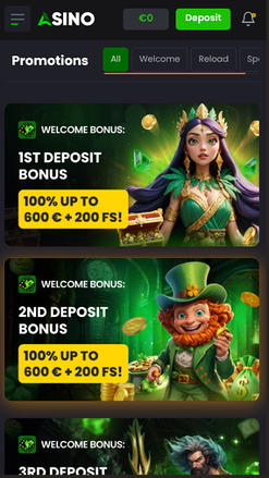 Asino Casino Mobile Promotions