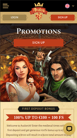 Avalon78 Casino Mobile Promotions