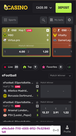 Avocasino Mobile Sports
