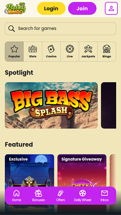 Balmy Bingo Mobile Games