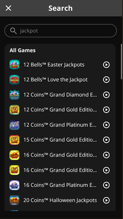 bCasino Mobile Jackpot