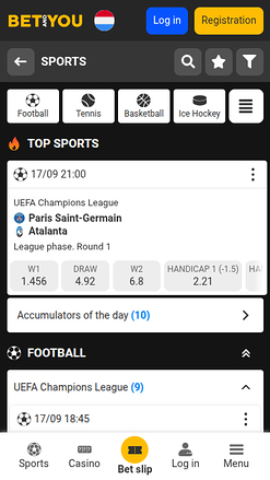 Betandyou Casino Mobile Sports