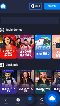 Live Dealers screenshot of Betigma Casino for Mobile