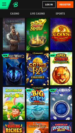 Betinia Casino Mobile Jackpot