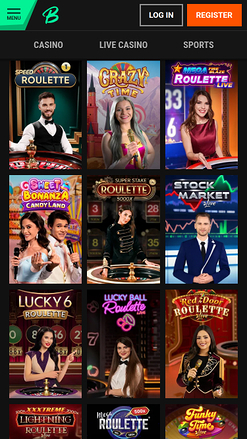 Betinia Casino Mobile Live Dealer