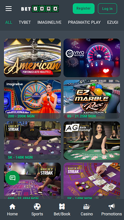 BetJara Casino Mobile Live Dealer