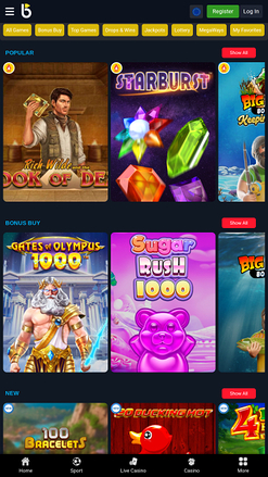 BetLive Casino Mobile Games