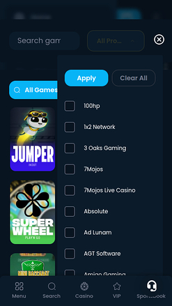 Betlix Casino Mobile Game Developers