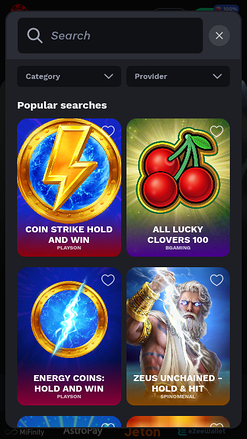 BetOnRed Casino Mobile Games