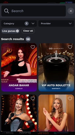 BetOnRed Casino Mobile Live Dealer