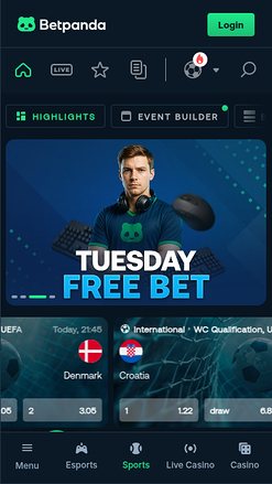 BetPanda Casino Mobile Sports
