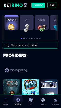 Betrino Casino Mobile Game Developers