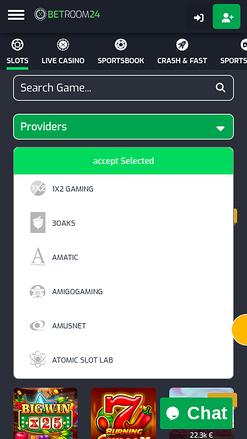 Betroom24 Casino Mobile Game Developers