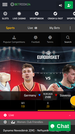 Betroom24 Casino Mobile Sports