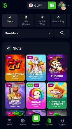 Bets.io Casino Mobile Games