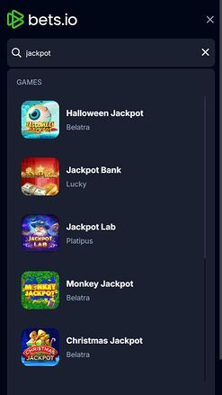 Bets.io Casino Mobile Jackpot