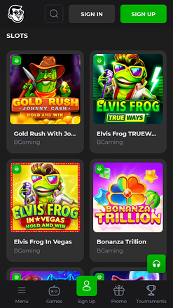 Billy Billion Casino Mobile Games