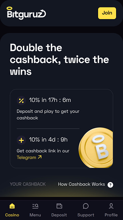 Bitguruz Casino Mobile Promotions