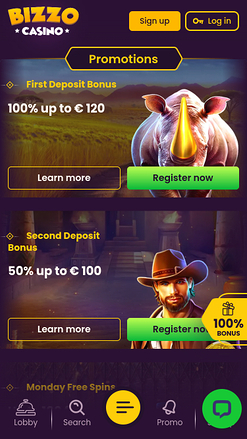 Bizzo Casino Mobile Promotions