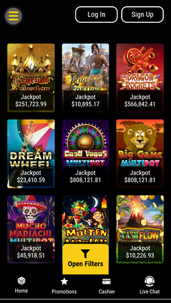 Black Lotus Casino Mobile Jackpot