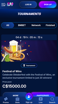 Bm.bet Casino Mobile Tournaments