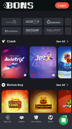 Bons Casino Mobile Game Developers