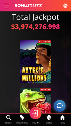 BonusBlitz Casino Mobile Jackpot