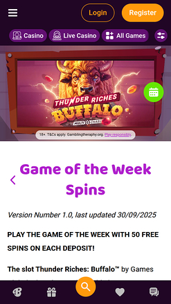 Boo Casino Mobile Game of the Week
