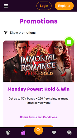 Boo Casino Mobile Promotions